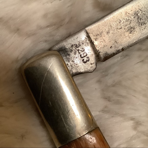 Old Vintage Boker USA 9293 Fishtail Pocket Knife - Picture 5 of 7